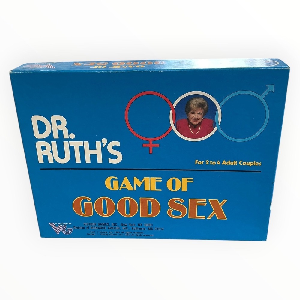 Dr Ruths Game of Good Sex 1985 Victory Games‎ Board Game Adult Couples